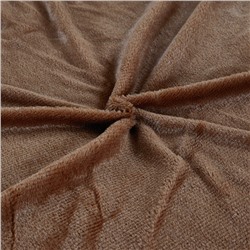 Плед пушистый Темно-коричневый 2019A07 210/230