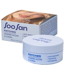 SOOSAN Патчи для глаз от отеков и мешков с экстрактом морских водорослей и кораллом 84г