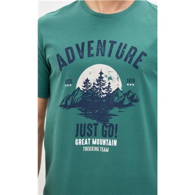 Футболка F411-06-838 d.green