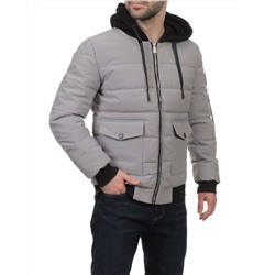 2172 GRAY Куртка мужская зимняя облегченная (150 гр. холлофайбер)