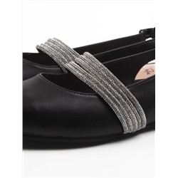 08-B35F-130A BLACK Босоножки женские (натуральная кожа)