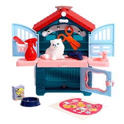 УЦЕНКА (заменили коробку) Игровой набор «Кошкин дом», питомец с аксессуарами, МИКС