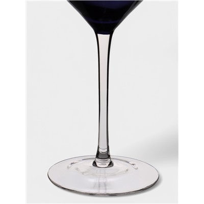 Бокал для вина Magistro «Иллюзия», 540 мл, 10×24 см, стекло, синий