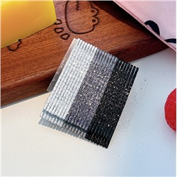 Невидимки для волос блестящие, Набор 24 штуки, длина 5 см.