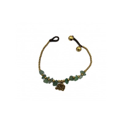 Браслет ручной работы с кулоном в виде слона #3 Handmade Bracelet with Elephant pendant style #3