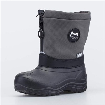 Сноубутсы Котофей 664154-44 сер/черн ( 2,5)