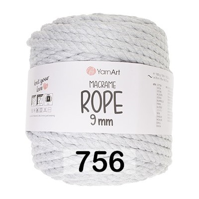 Пряжа YarnArt Macrame Rope 9 мм