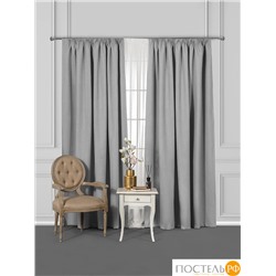 Estia ШАНТОРИ сер Штора на шт.ленте 220х270, 2пр, плстр