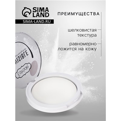 Пудра-финиш для лица Estrade Invisible, тон 100, прозрачный