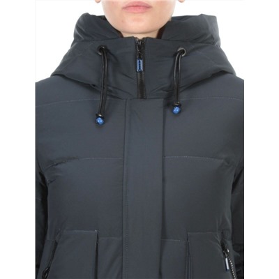 20-901 AQUAMARINE Пальто зимнее женское HAPPYSNOW (150 гр. холлофайбера)