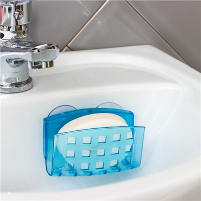 Мыльница настенная на присосках Bath Collection, 9.5×5×6 см, МИКС