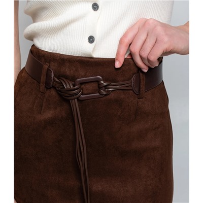 Юбка #КТ335 (1), шоколадный