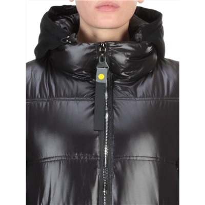 2193 BLACK Куртка зимняя женская AIKESDFRS (200 гр. холлофайбера)