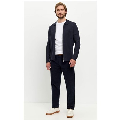 Брюки вельвет P421-0865 d.blue