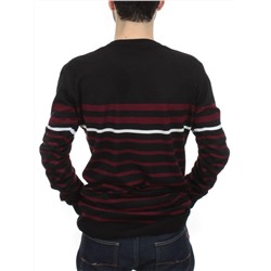 637 BLACK Джемпер мужской (70% акрил, 30% шерсть)