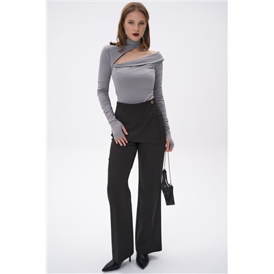 Лонгслив Крис (тёмно-серый)