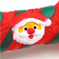 Игрушка для собак пищащая "Новогодняя кость", виниловая, 18 х 5,6 х 4 см