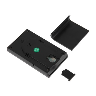 Метеостанция LTR-06, комнатная, гигрометр, будильник, 1×LR1140, чёрная