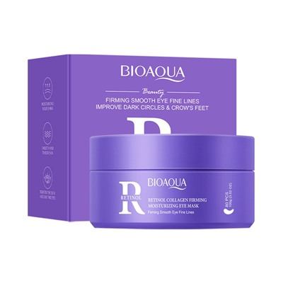 Гидрогелевые патчи с Ретинолом и Коллагеном Biaoqua, 60 шт.