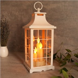 Светильник фонарь настольный 33 см три свечи / YR2369W /уп 24/от батареек