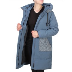 2197-2 BLUE Пальто зимнее женское OLAYEETE (200 гр. холлофайбера)