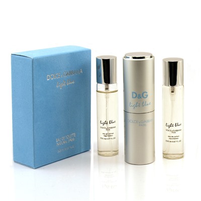 Набор духов 3х20мл Dolce Gabbana Light Blue Edt
