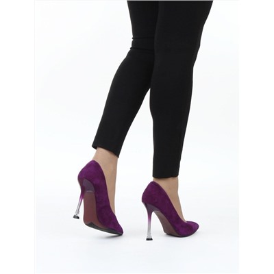 06-A65A-585MD PURPLE Туфли женские (натуральная замша)