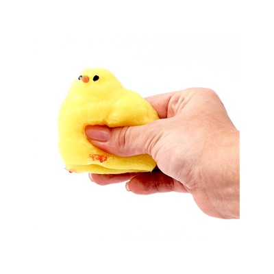 Сквиш антистресс - игрушка «Цыпа», с пушистой посыпкой