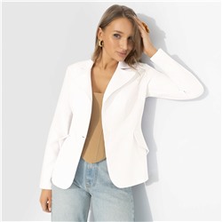 Жакет приталенного силуэта, Шоу-показ (роскошный белый)