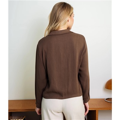 Рубашка #КТ9025 (3), тёмный хаки