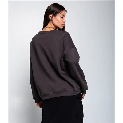 Свитшот #БШ2664, графит