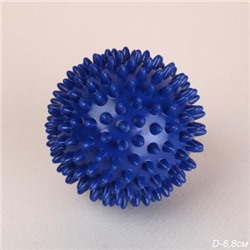Мячик массажный Woohooo Spiny / 6,8см / синий /уп 100/