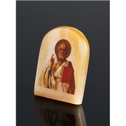 Икона настольная «Николай Угодник», 6×5 см, селенит