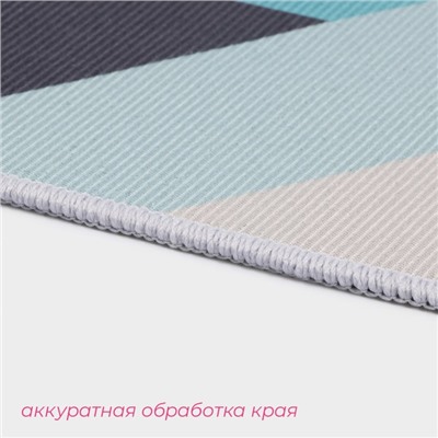 Коврики для ванной и туалета Доляна «Свэч», 2 шт., 50×80 см, 40×50 см