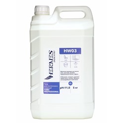 Гель для сантехники хлорный HERMES INDUSTRY: Professional HW03, 5 кг