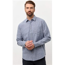 Рубашка д/р лен F111-0450-1 jeans