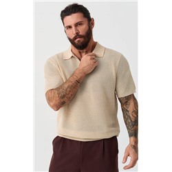 Футболка лен F011-06LN l.beige