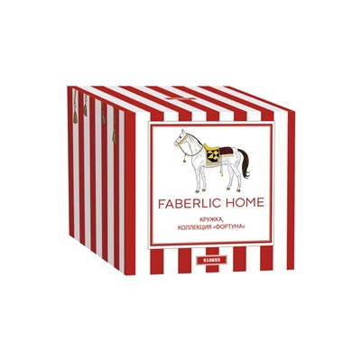 Чашка с блюдцем «Фортуна», белая