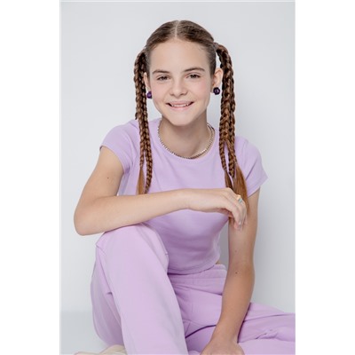 Брюки светлая сирень Crockid