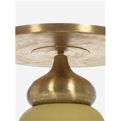 Столик кофейный глянцевый «Олива с золотом», 41×41×51 см