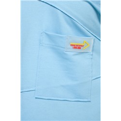 Туника футер 2-х нитка  4120/09/Светло-голубой