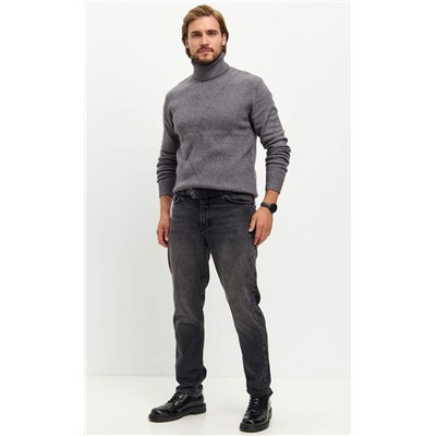 Водолазка F421-1528 grey melange
