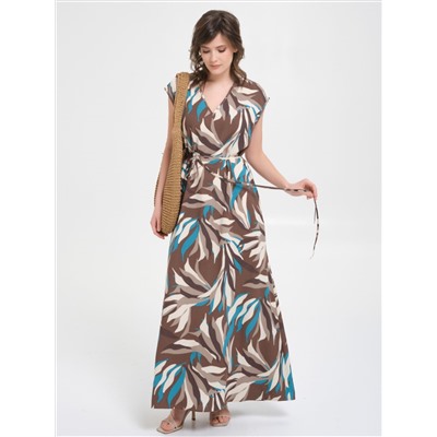 Платье макси с карманами