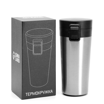 Термокружка, 380 мл, «Мастер К», сохраняет тепло 8 ч, с ситечком