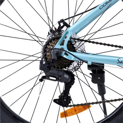 Велосипед 26" рама 17" 21sp COMIRON SAKURA голубой дымный