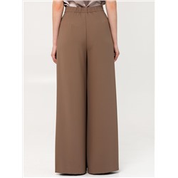 Брюки-палаццо серо-коричневые