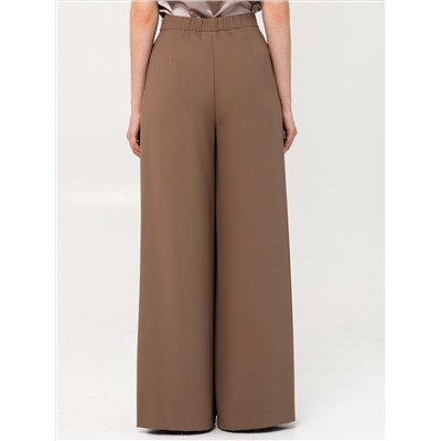 Брюки-палаццо серо-коричневые