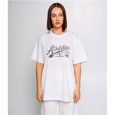 Футболка #КТ04305, белый