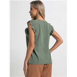 Блуза Карлотта (зеленая) Б15402-50М
