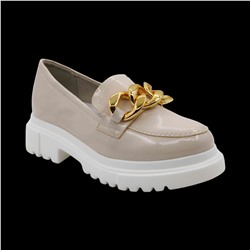 Лоферы AV896-3-4 бежевые